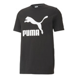 Polera Puma Classics Logo Tee Negro Hombre