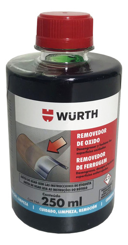 Removedor Limpa Ferrugem Oxidaçao Corrosao Wurth