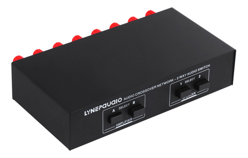 Amplificador De Altavoz Selector Audio De 2 Salidas Lynepaua