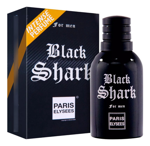 Black Shark Paris Elysees Eau De Toilette - Perfume Masculino 100ml