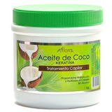 Crema De Tratamiento Capilar Queratina Aceite De Coco Flora