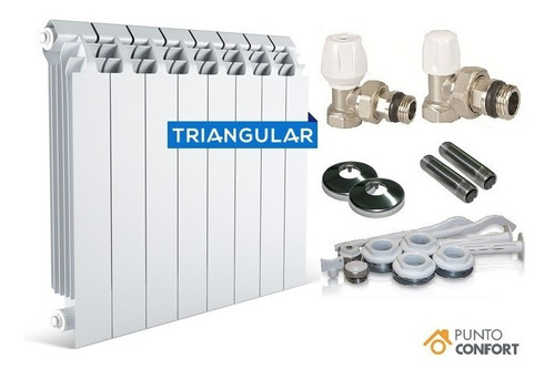 Radiador Baxi Diamante 500 X12 Elementos +kit Completo+envio