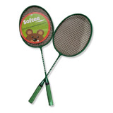 Kit Badminton Softee Junior 2 Raquetas + Funda 