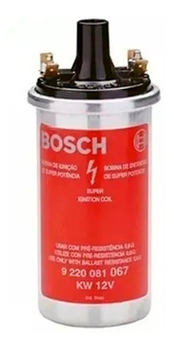 Bobina Bosch Roja Universal Encendido Electronico 28000volts