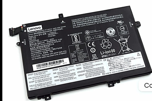 Bateria Notebook Lenovo E480/e490/e14 Origin - Dura 3h A 4hs