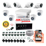 Cctv Hikvision Kit Dvr 8ch + 8 Cám+ Sin Disco Duro