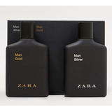 Zara Hombre Oro + Zara Man Silver Edt 100 Ml (3.4 Fl. Oz).