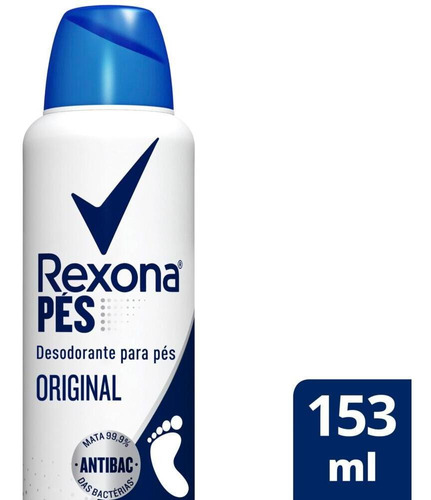 Desodorante Para Pés Aerosol Rexona Original 48h 153ml