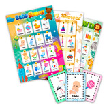 Lotería Baby Shower 100 Tablas Imprimible + Juegos Extras