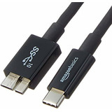 Cable De Carga Rápida Usb-c A Micro Usb 3.1, 10gbps, 3 Pies
