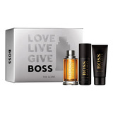 Set Boss The Scent Men 100ml Edt + Deo + Shower Gel Cofre