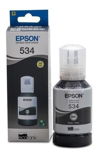 Epson 534 Botella De Tinta Negra T534120 M1120 M2170 M3170 120ml Original Wis Tecno