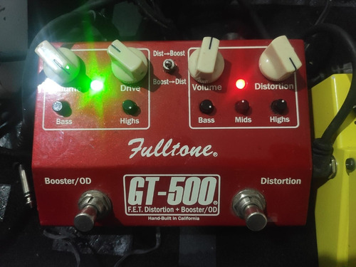 Pedal Fulltone Gt500 Distortion Booster Overdrive Gt 500