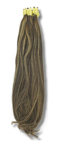 Cabelo Humano Morena Iluminada Liso P/mega-hair 65cm/50 Grs.