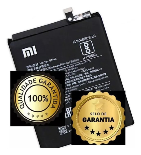 Kit Bat.ria Xiaomi Redmi 7/ Note 6/ Note 8 Bn46 Nova ++