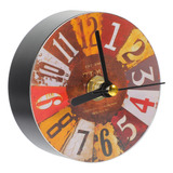 Reloj De Pared Retro Vintage Creative Clock Refrigerator