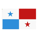 Bandera De Panamá De Poliéster Medida De 90 X 150 Cm