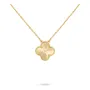 Collar Trébol Acero Quirurgico Baño 18k 4 Hojas Van Flor Color Dorado | MercadoLibre