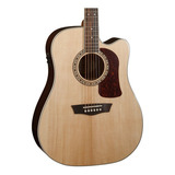 Guitarra Electroacústica Washburn D20sce Heritage Tapa Abeto Color Natural