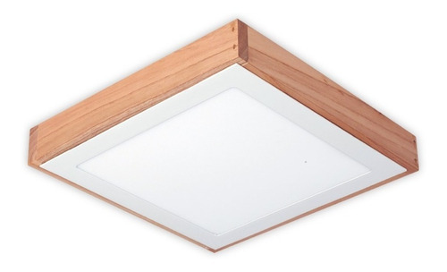 Plafon Led Madera Paraíso Nordico 18w