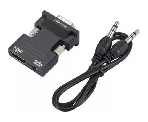 Adaptador Convertidor Hdmi A Vga - Hdmi Hembra / Vga Macho