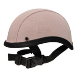 Casco Motociclista Chopper Rosa 