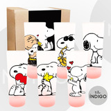 Set Copas Tequileras Snoopy+ Empaque Personalizado Artesanal