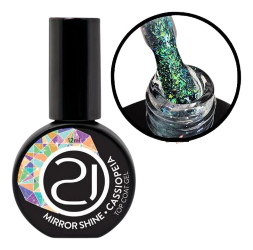 Top Coat Mirror Shine 12ml - Nails 21 Cor Cassiopeia