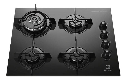 Fogão Cooktop Gás Electrolux Ke4tp Preto 127v/220v