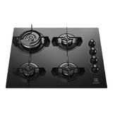 Cooktop 4 Bocas A Gás Ke4td Electrolux Bivolt Cor Preto 127v/220v