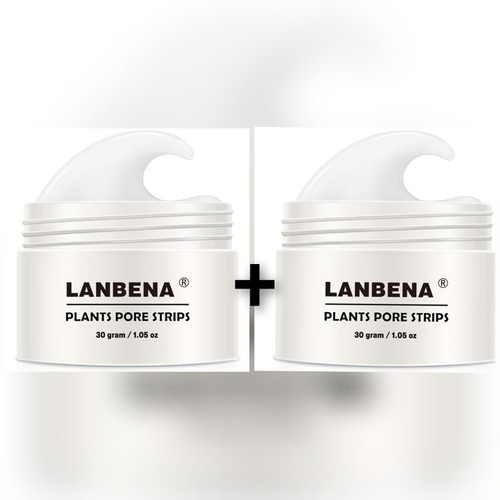 Kit 2 Lanbena Removedor Cravos Potente Mascara Limpeza Pele 