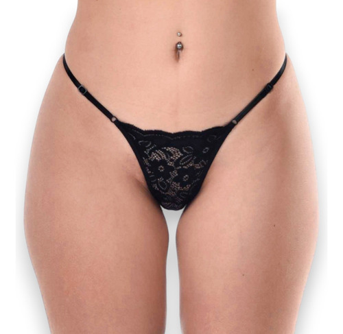 Bombacha Cola Less Hilo Encaje - Temptation Lingerie