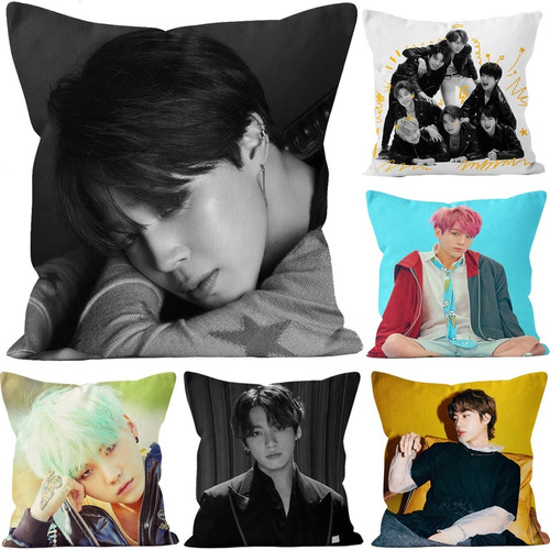 Almohada Bts Varios Estilos Suave Terciopelo Cojin Relleno