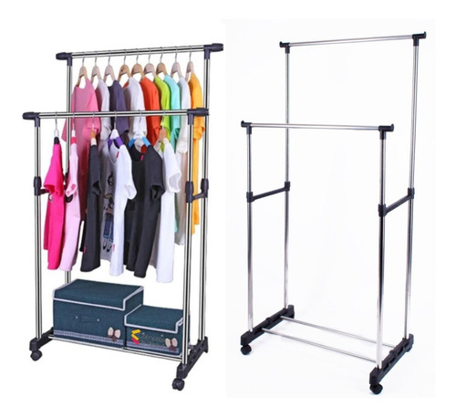 Estante Perchero Organizador Para Ropa Dual (burro) 20kg