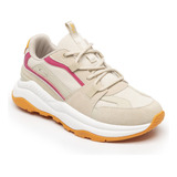 Tenis Para Dama Flexi 124903 Beige