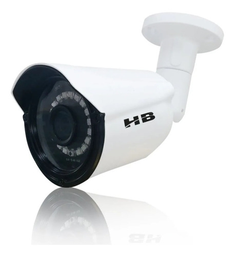 02 Câmera Ip Bullet Poe Hb Tech Hb 904 Full Hd 2 Mega