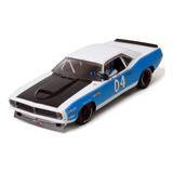 Autoslot - Scx Plymouth Barracuda  White And Blue Oferta!!