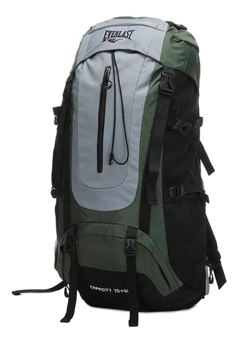 Mochila Everlast Camping Trecking Grande 80 Litros Varilla 