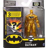 Spinmaster Batman Figura De Acción Traje Dorado, 10cm