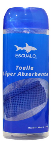 Toalla Deportiva Absorbente Plus 66 X 43 Cm Azul Escualo