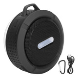 Alto-falante C6, Ventosa, Mosquetão, Mini Subwoofer Impermeá