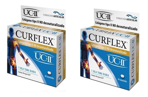 Curflex X 30 Cmpr Colágeno Tipo Ii No Desnat Ucii Promo X 2