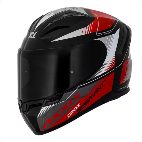 Capacete Axxis Segment Crox B5 Vermelho Brilhante