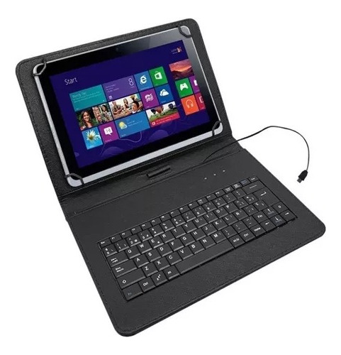 Funda 7/8 Pulgadas  Para Tablet  Con Teclado Incorporado 