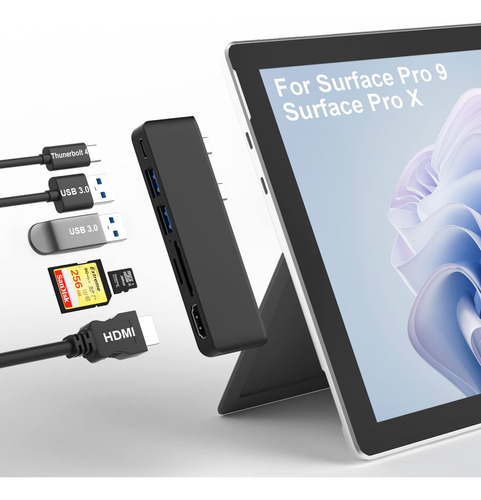Accesorios Para Surface Pro 9, Surface Pro 9 Estacion De Aco