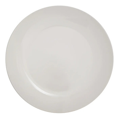 Platos Postre Cerámica Glaze Blancos Redondos Pack 12 Unidades 19cm | Meses sin interés