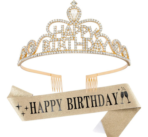 Coronas Y Faja De Feliz Cumpleaños Regalos De Cumpleaños | Meses sin interés
