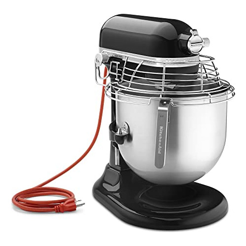 Batidora Kitchenaid 8l Profesional, 10 Velocidades, Negra