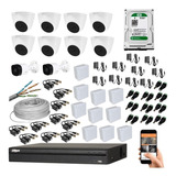 Kit 10 Cámaras De Seguridad Dahua 720p Hd + Dvr 16 Canales