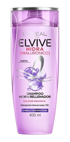 Shampoo Elvive Loreal Paris Hidra Hialurónico 400ml
